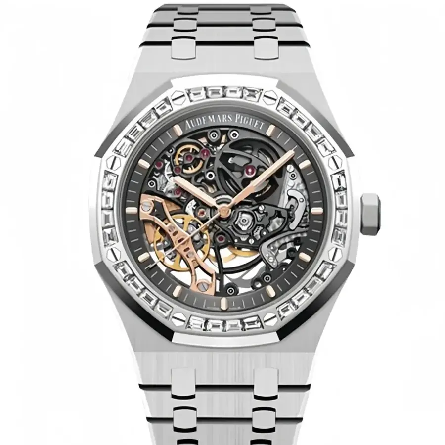 15412BC Steel / Moissanite super clone from APS Factory