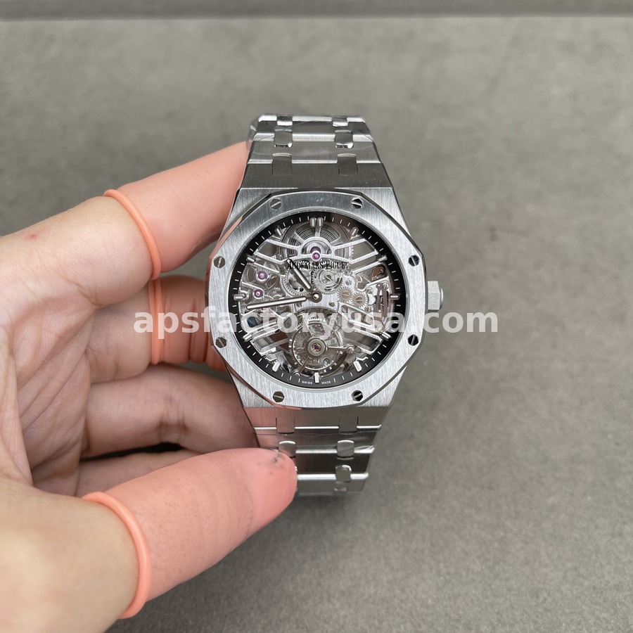 OCTA Factory 15407 Royal Oak Steel - openworked case, bracelet and movement